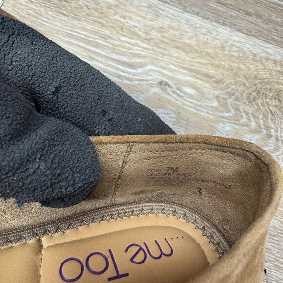 Me Too Cori Tan Suede Pointed Toe Loafers Women's Size 7 - Picture 5 of 7